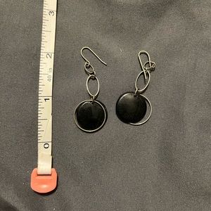 FREE WITH PURCHASE $10+… Black dangle earrings